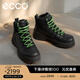 愛(ài)步（ECCO）馬丁靴男鞋 高幫鞋戶(hù)外休閑牛皮男鞋 蹤跡550604 HL 黑色55060451052 43