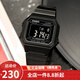 卡西歐（CASIO）電子表G-SHOCK系列手表時(shí)尚簡(jiǎn)約復古潮流學(xué)生運動(dòng)電子表 B650WB-1B