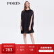 PORTS寶姿春夏新款女裝短款無(wú)袖連衣裙LM8D223MFQ053 黑色 M (6)