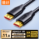 值計HDMI線(xiàn)2.0版 4K超高清線(xiàn)2米3D視頻線(xiàn)工程級筆記本電腦顯示器機頂盒電視投影儀數據連接線(xiàn) ZL-HB020