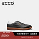 愛(ài)步（ECCO）板鞋女 26年新款早春時(shí)尚百搭牛皮輕盈德訓休閑鞋 柔酷11號235803 黑色/亮白色23580361563 37 （尺碼偏大，建議拍小一碼）