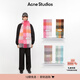 Acne Studios【女神節禮物】格紋流蘇彩虹Vally羊毛圍巾 粉色/紫紅色/白色 均碼
