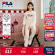 斐樂(lè )FILA【套裝】FILA兒童衛衣衛褲2026年春季新款男女童中大童新年款 麥芽糖白-IV 140