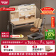 愛(ài)果樂(lè )（IGROW）學(xué)習桌兒童書(shū)桌電腦桌書(shū)架書(shū)柜一體寫(xiě)字桌實(shí)木書(shū)桌椅兒童學(xué)習桌椅 1.2M暢學(xué)家套裝+智能護眼燈