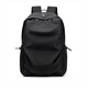 布帕德雙肩包男士休閑背包旅行商務(wù)筆記本電腦包輕便大容量高中學(xué)生書(shū)包 黑色升級款 32*19*49cm