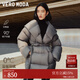 VEROMODA羽絨服2025冬季新款90白鴨絨連帽休閑羽絨服新年過(guò)年 花崗石灰色 S