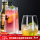 MUMUmojito莫吉托雞尾酒杯高級感調酒果汁杯ins風(fēng)家用冷飲玻璃水杯子 大號/矮胖款莫吉托杯【各1只】
