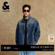 杰克·瓊斯（JACK&JONES） 男裝牛仔夾克外套潮出街時(shí)尚百搭立領(lǐng)寬松休閑長(cháng)袖上衣225357020