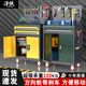 澤鐵汽修工具車(chē)小推車(chē)鐵皮多功能移動(dòng)工具柜車(chē)間維修工業(yè)級五金工具箱 灰框綠門(mén)1抽+掛板【加厚】