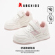 ABC KIDS兒童板鞋秋季童鞋男童女童小白鞋白色運動(dòng)鞋3036白粉色28