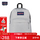 JANSPORT杰斯伯書(shū)包輕便雙肩包男女旅行包簡(jiǎn)約背包電腦包學(xué)生校園 4QUTDH7霧凇-帶側邊袋-25年