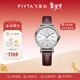 飛亞達（FIYTA）【門(mén)店同款】印系列情侶機械表復古璀璨運動(dòng)手表男女禮物 【復古白盤(pán)】石英女表