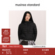 MUSINSA STANDARD【精英衣櫥】韓素希同款韓國25秋冬女連帽輕薄排骨羽絨服 黑色(BK) XS