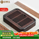 金鑲玉竹木小茶盤(pán)儲水式茶海茶臺托盤(pán)簡(jiǎn)約小型干泡長(cháng)方形26*19cm