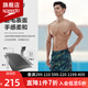 速比濤（Speedo）沙灘褲新品游泳褲男子兩用時(shí)尚沙灘溫泉沖浪健身速干舒適泳褲 藏藍色/青檸色/瓷色 M (34) 身高175/體重75/腰圍86
