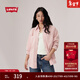 Levi's李維斯25年秋冬新款女士美式復古巴恩風(fēng)燈芯絨翻領(lǐng)休閑襯衫 粉色 M