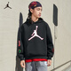 Jordan耐克AJ童裝兒童衛衣2026春季男童連帽衛衣Nike喬丹飛人春裝上衣