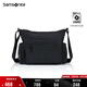 新秀麗（Samsonite）女士通勤大容量休閑單肩斜挎包時(shí)尚輕盈帆布包生日禮物送女友NS9 黑色