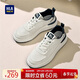 海瀾之家（HLA）男鞋時(shí)尚厚底增高休閑板鞋子男款小白鞋HAABXM1EAP013 白藍42