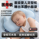 旭諾康新生嬰兒定型枕頭0-3歲寶寶枕頭嬰兒0-6個(gè)月睡圓頭糾正頭型防偏頭 星辰藍 a類(lèi)【醫用級】枕套、可水洗 【0-3歲】專(zhuān)業(yè)定型枕【防偏頭 扁頭 舟狀頭】Pro7.0