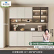 唯有悠品【包安裝】ENF級餐邊柜一體靠墻家用客廳現代簡(jiǎn)約收納儲物柜子 【C款五門(mén)】長(cháng)200*高220*深40cm