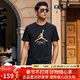 Jordan運動(dòng)T恤 AJ 男文化衫JUMPMAN FLIGHT短袖AO0665-011黑M