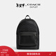蔻馳（COACH）男士男包經(jīng)典標志W(wǎng)EST雙肩包老花商務(wù)大容量戶(hù)外旅行背包黑色 QB/炭黑色/黑色