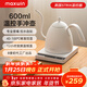 maxwin智能溫控手沖咖啡壺掛耳長(cháng)嘴細口控溫泡茶恒溫電熱水壺B壺不銹鋼 白色600ml