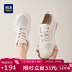 海瀾之家（HLA）板鞋女舒適百搭運動(dòng)簡(jiǎn)約休閑鞋平底小白鞋HDAYXW2BDP102 奶茶色37