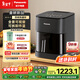 松下（Panasonic）雙核熱循環(huán)多功能全景可視家用全自動(dòng)無(wú)油5L大容量無(wú)需翻面 空氣炸鍋NF-KZ500-K