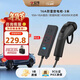 公牛（BULL）電動(dòng)汽車(chē)放電槍插排座槍適配于理想小米汽車(chē)比亞迪小鵬等 16A/黑色/3米防雷