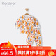 Kordear 嬰兒內衣套裝春秋季寶寶純棉肩開(kāi)外穿衣服新生兒家居服 兔兔森林 100