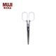 MUJI MUJI 不銹鋼剪刀 E6S4240 手帳剪刀 文具 無(wú)色 約15.5cm
