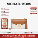 MICHAEL KORS情人節新年禮物輕奢MK女包ROSE鏈條包 小號 香草白色/橡果棕色