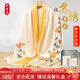 織錦樓原創(chuàng  )非遺真絲手工蘇繡大披肩女中國風(fēng)雙層桑蠶絲刺繡絲巾禮盒裝