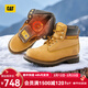 卡特（CAT）經(jīng)典大黃靴馬丁靴男鞋25冬新品男女同款升級款加絨保暖黃靴 黃色【男】 41