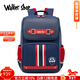 Walker Shop輕奢書(shū)包小學(xué)生女生護脊兒童書(shū)包1-3-6年級英倫風(fēng)男孩減負雙肩包 藍色大號【推薦3-6年級】 默認尺寸