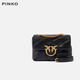 PINKO【限時(shí)折扣】女包羊皮燕子包泡芙枕頭包飛鳥(niǎo)包單肩包斜挎包