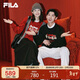 FILA 斐樂(lè )官方馬上起飛抓馬衛衣2026春季情侶款套頭休閑舒適針織上衣