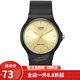 卡西歐（CASIO） 卡西歐（Casio)手表 MQ-24系列 時(shí)尚小盤(pán)魅力中性學(xué)生男表 金盤(pán)黑帶 MQ-24-9E