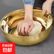 廚房烘焙特厚加厚不銹鋼和面盆廚房家用火鍋盆洗菜打蛋湯鍋盆 【加厚款】土豪金色 不銹鋼和面盆32cm 【帶蓋】