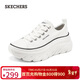 斯凱奇（Skechers）女鞋經(jīng)典百搭帆布鞋厚底增高休閑鞋軟底舒適透氣板鞋戶(hù)外鞋177435
