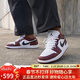 耐克NIKE男子休閑鞋喬丹AJ1 JORDAN 1 運動(dòng)鞋HF3148-102紅黑/紅白44