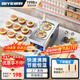 碧野（BIYE）臺式煮面爐商用 煮面機電熱煮粉煮面桶麻辣燙湯河粉關(guān)東煮云吞餃子鍋 2孔煮面鍋 JPX-D2ZM