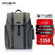 新秀麗（Samsonite）休閑時(shí)尚雙肩包電腦包15.6英寸男女背包反光材質(zhì)牛皮革TM7*013