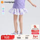 moodytiger【仙女家族】女童短裙柔軟親膚夏季兒童裙子防走光印花運動(dòng)半身裙