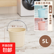 塑料水桶手提加厚洗衣桶家用多功能盆桶套裝圓形桶宿舍洗衣水桶q 兒童款單水桶5L（22.5cm） 藍色