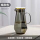 語(yǔ)森憶冷水壺鉆石感玻璃水杯家用套裝客廳涼水壺杯子水壺高 鉆石壺雅灰1800毫升高硼硅玻璃