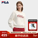 FILA 馬上起飛斐樂(lè )女子套頭紅色衛衣2026春新款時(shí)尚休閑針織長(cháng)袖上衣 云菇白-WT M 165/84A/M