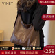 viney新款包包女包通勤托特包大容量腋下包生日新年禮物送女友老婆 【咖色】高檔實(shí)用單肩包 時(shí)尚百搭品牌休閑手提大包